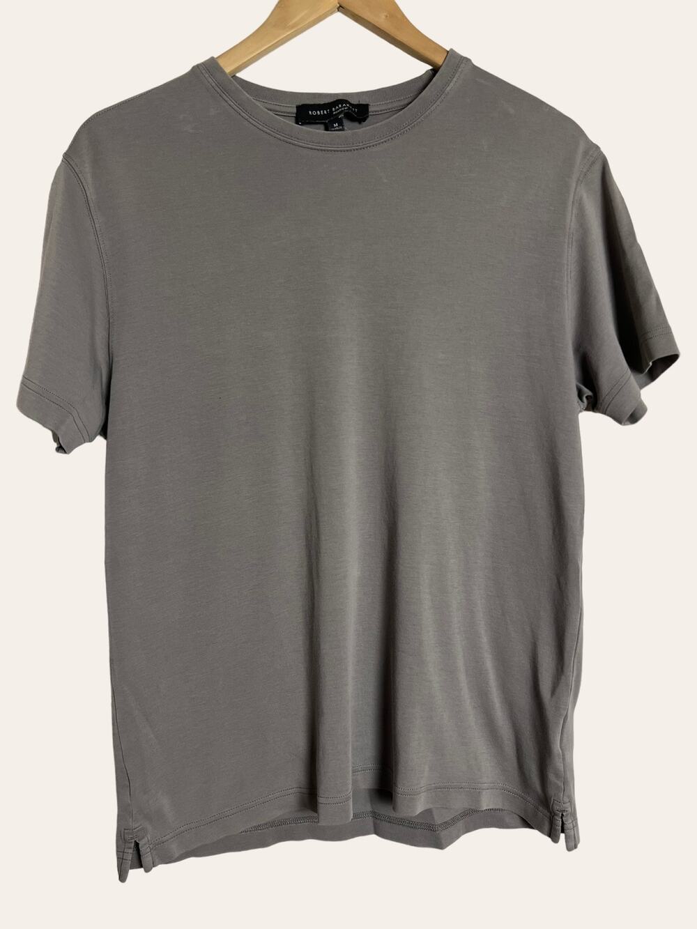 Men’s Robert Barakett Gray Crewneck T-Shirt Size M
